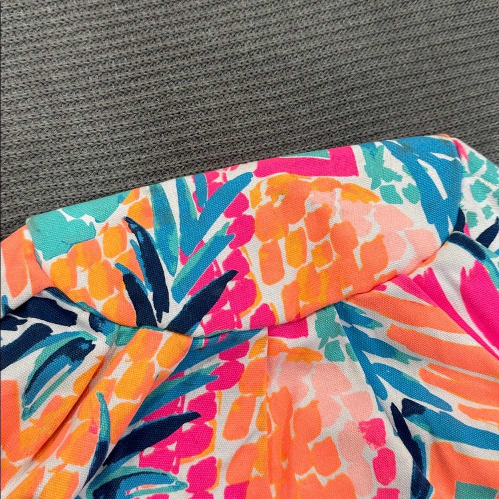Lilly Pulitzer Pink and Blue Tropical Tote - Picture 8 of 8